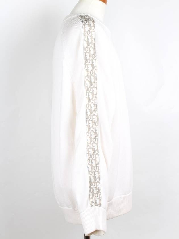 Oblique insert knit white XL - DIOR - BALAAN 5