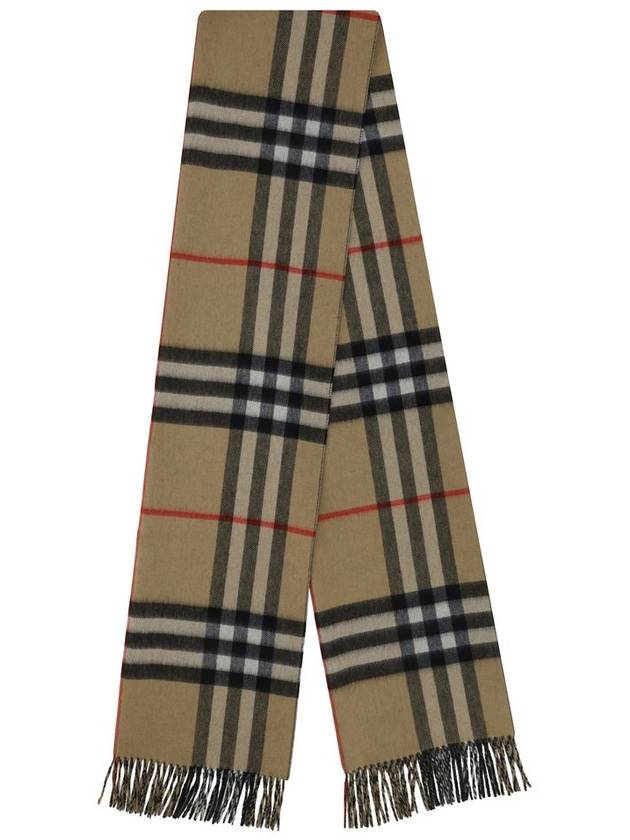 Check Reversible Cashmere Muffler Archive Beige - BURBERRY - BALAAN 2