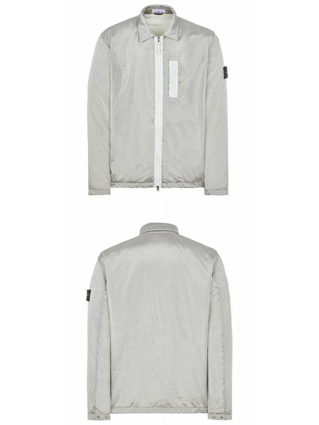 Nylon Metal Econyl Regenerated Nylon Primaloft Jacket Light Grey - STONE ISLAND - BALAAN 5