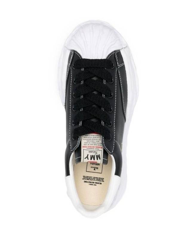 Blakey Logo OG Sole Low Top Sneakers Black - MAISON MIHARA YASUHIRO - BALAAN 6