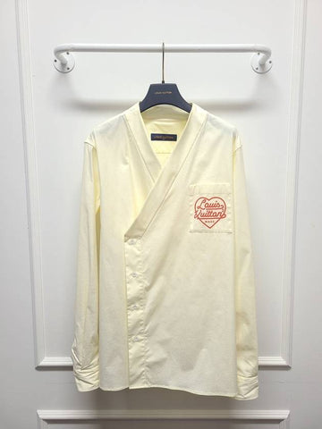 Nigo Heart and Dragon Kimono Shirt Jacket L - LOUIS VUITTON - BALAAN 1