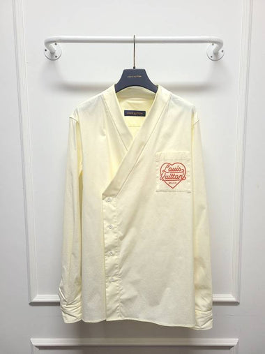 Nigo Heart and Dragon Kimono Shirt Jacket L - LOUIS VUITTON - BALAAN 1