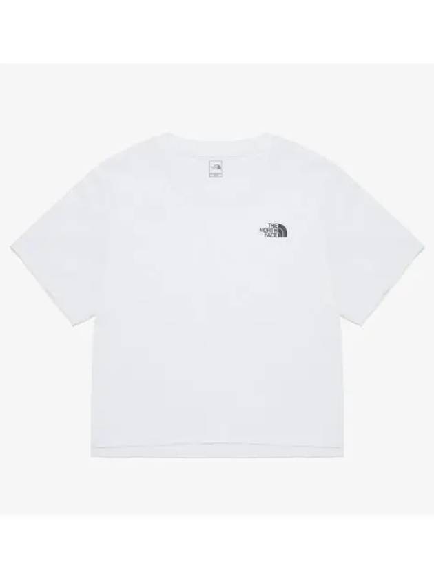 The North Face NT7UQ45B Women s Cotton Basic Short Sleeve Round Tee - THE NORTH FACE - BALAAN 1