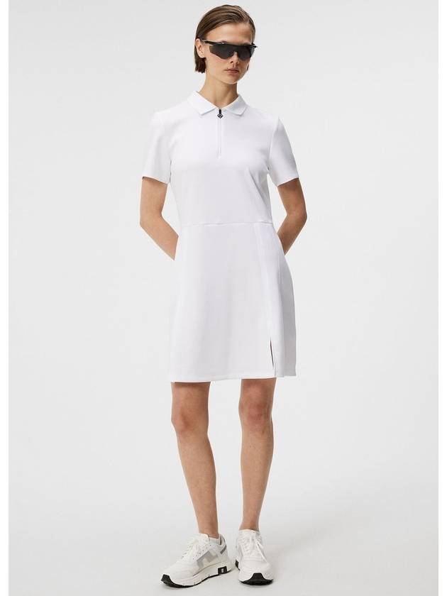 Women's Kanai Short Dress White - J.LINDEBERG - BALAAN 4