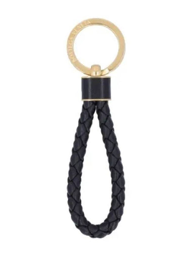 Intrecciato key ring black - BOTTEGA VENETA - BALAAN 1