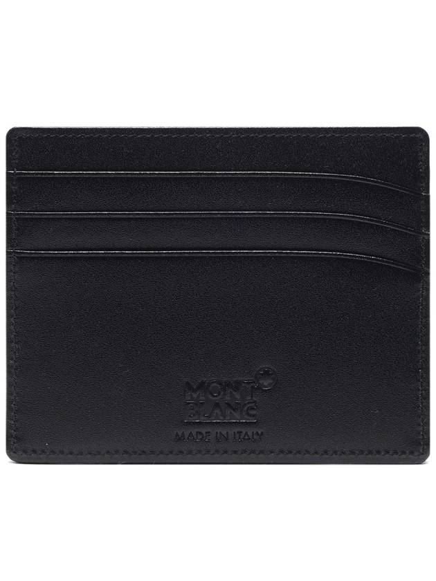 Meisterstuck Leather Card Wallet Black - MONTBLANC - BALAAN 6