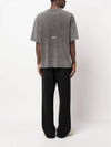 Back Logo Patch Crew Neck Short Sleeve T-Shirt Faded Black - ACNE STUDIOS - BALAAN 4