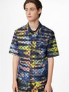 zipped monogram tie dye shirt - LOUIS VUITTON - BALAAN 9