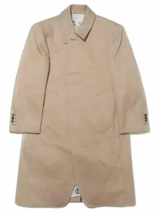 RWB Stripe Single Coat Beige - THOM BROWNE - BALAAN 2