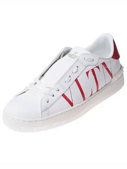 Women's Hidden Open Logo Low Top Sneakers White - VALENTINO - BALAAN 2