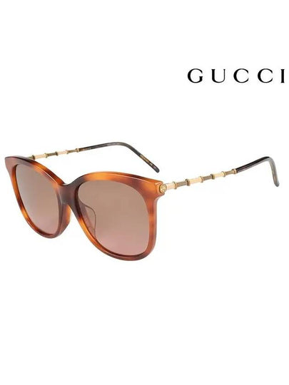 Eyewear Square Sunglasses Havana - GUCCI - BALAAN 2