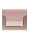 Saffiano Tri-Fold Half Wallet Pink - MARNI - BALAAN 2