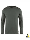 Men s Abisko Wool LS T shirt 87194050 M ARCTIC GREEN - FJALL RAVEN - BALAAN 2