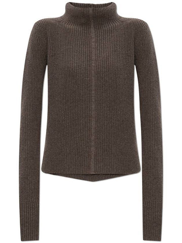 Rick Owens Wool Sweater Headon, Women's, Brown - RICK OWENS - BALAAN 1