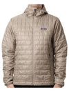 Men's Nano Puff Hooded Jacket Seabird Grey - PATAGONIA - BALAAN 3