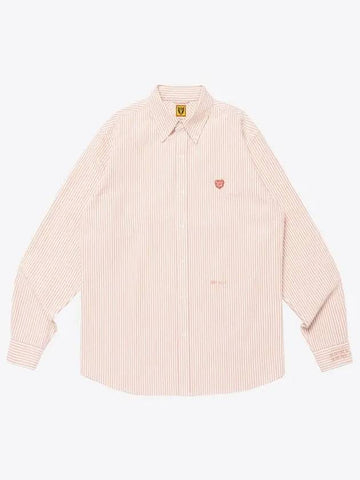 Striped Oxford BD Shirt Red HM28SH007 - HUMAN MADE - BALAAN 1