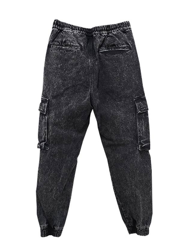 Denim Cargo Pocket Track Pants Black - JUUN.J - BALAAN 4