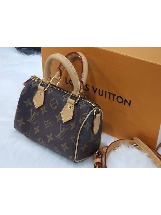 Nano Speedy Monogram Tote Bag Brown - LOUIS VUITTON - BALAAN 5