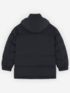 Puffer Bold Fox Head Patch Nylon Hood Padding Black - MAISON KITSUNE - BALAAN 3