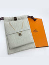 Mini Pop H Pendant Rose Gold & Noir - HERMES - BALAAN 3