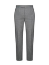 Herringbone Backstrap Wool Straight Pants Grey - THOM BROWNE - BALAAN 2