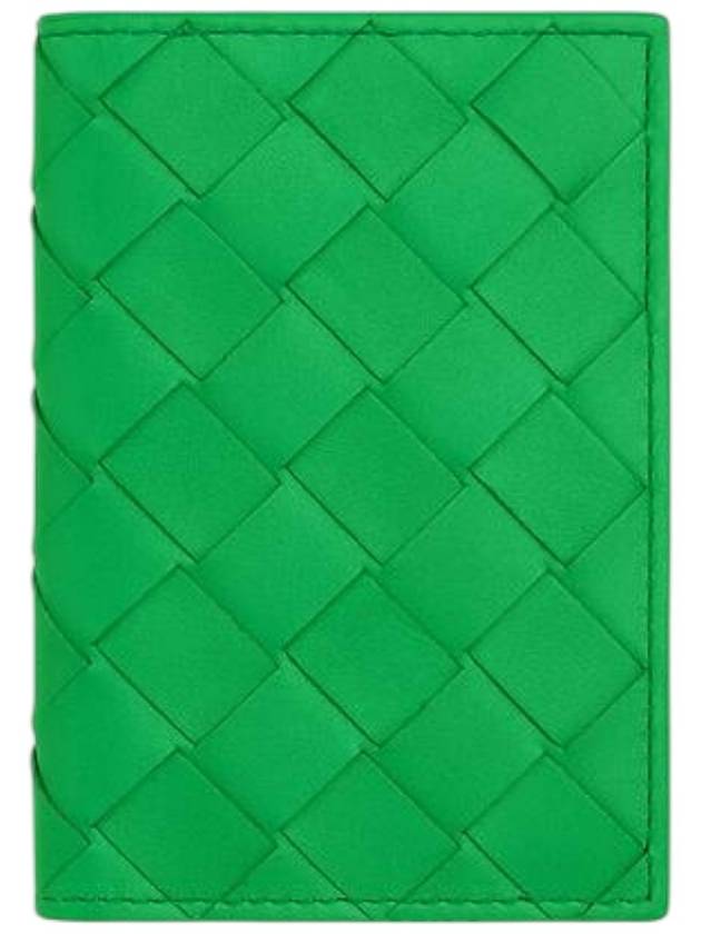 Intrecciato Card Wallet Green - BOTTEGA VENETA - BALAAN 3