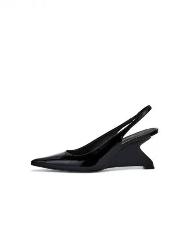 Westlyn Closed Toe Slingback Wedge Black 270540 - REFORMATION - BALAAN 1