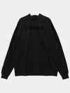 Eternal Crew Neck Cotton Long Sleeve T-Shirt Black - FEAR OF GOD - BALAAN 3