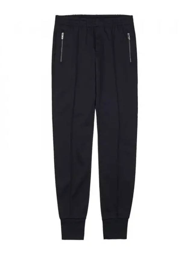 Zipper Pocket Track Pants Black - EMPORIO ARMANI - BALAAN 2