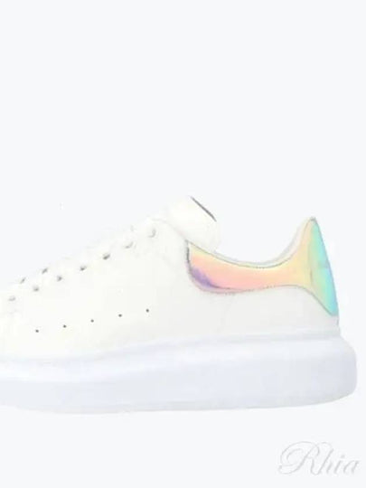 Oversized Low Top Sneakers White Iridescent - ALEXANDER MCQUEEN - BALAAN 2