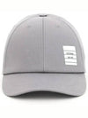 Classic Logo Patch Ball Cap Grey - THOM BROWNE - BALAAN 2