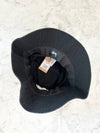 Men's Embroidered Logo Big Stock Bucket Hat Black - STUSSY - BALAAN.