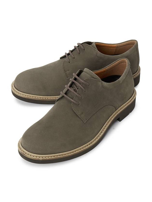 Men's London Metropole Derby Grey Nubuck - ECCO - BALAAN 2