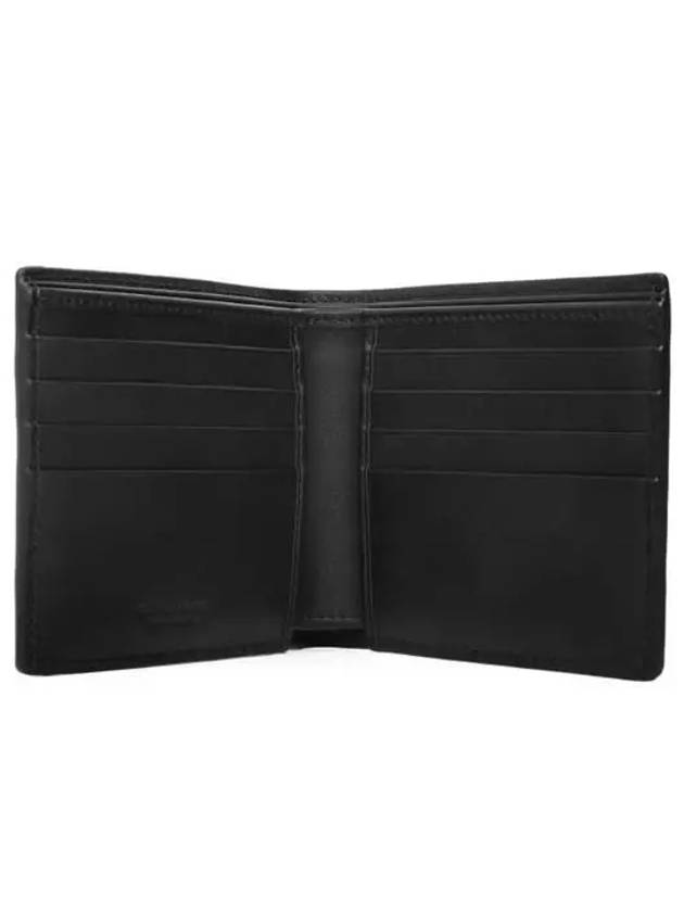 Intrecciato Weaving Half Wallet Black - BOTTEGA VENETA - BALAAN 6