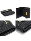 A80734 Black Caviar Gold Boy Bicycle Wallet No 26 - CHANEL - BALAAN 6