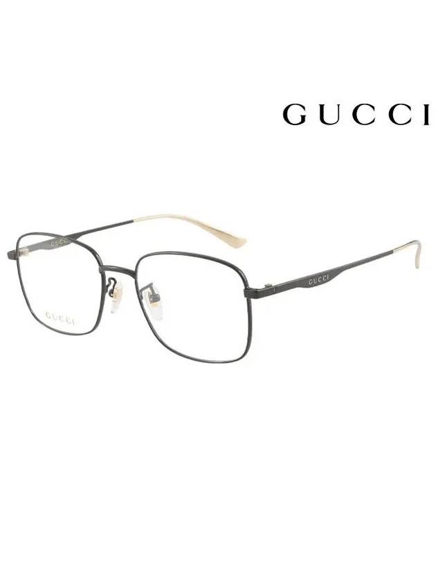 Glasses Frame GG0869OA 001 Square Metal Men Women - GUCCI - BALAAN 3