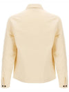 Cotton Linen Over Long Sleeve Shirt Beige - CP COMPANY - BALAAN 4