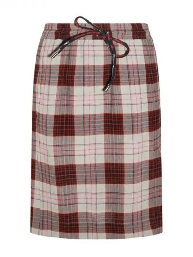 Vivienne Westwood check pattern drawstring skirt 270912 - VIVIENNE WESTWOOD - BALAAN 1