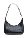 Moon Cut-out Chain Small Shoulder Bag Black - GIVENCHY - BALAAN 6