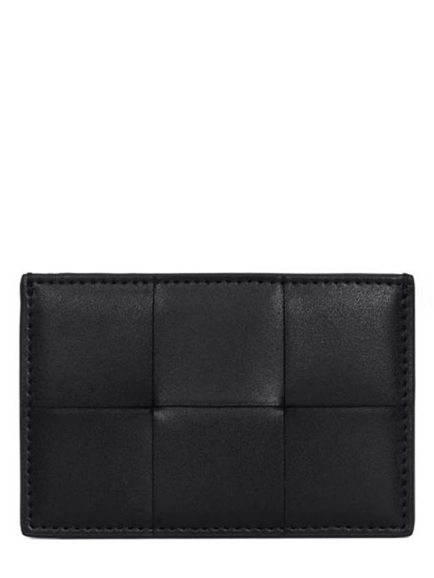 Intrecciato Cassette Card Wallet Black - BOTTEGA VENETA - BALAAN 2