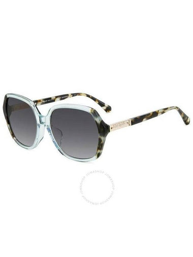 Kate Spade Dark Grey Shaded Square Ladies Sunglasses ELLERY/F/S 0PJP/9O 57 - KATE SPADE - BALAAN 1