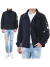 Compass Badge Jacket Black - STONE ISLAND - BALAAN 3