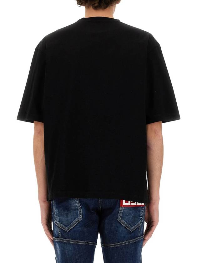 short sleeve t-shirt S74GD1257 S23009900 BLACK - DSQUARED2 - BALAAN 4