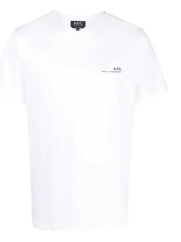 Men's Item Logo Cotton Short Sleeve T-Shirt White - A.P.C. - BALAAN 2