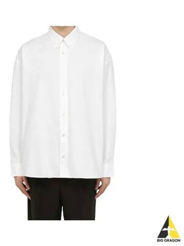 24 RUSKIN BUTTON DOWN SHIRT white 1152 - STUDIO NICHOLSON - BALAAN 1