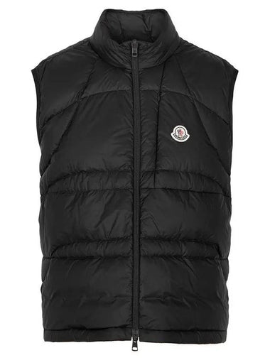 CURSA Logo Patch Padded Vest Black 1A000 84 M2813 999 - MONCLER - BALAAN 1