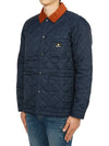 Kenning Quilting  Logo Patch Jacket Navy - BARBOUR - BALAAN 4