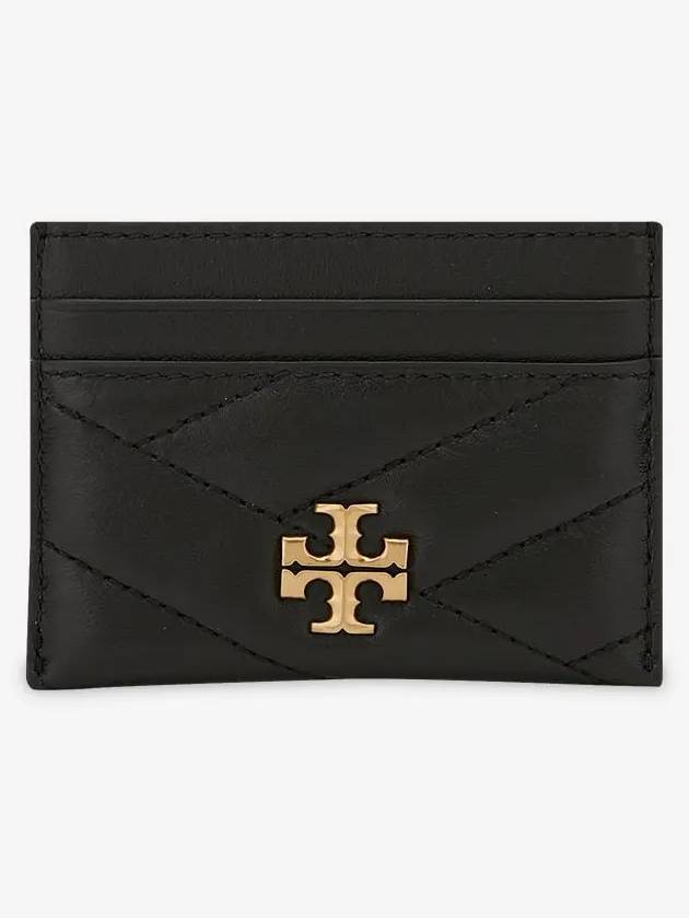 Kira Chevron Logo Card Wallet Black - TORY BURCH - BALAAN 4