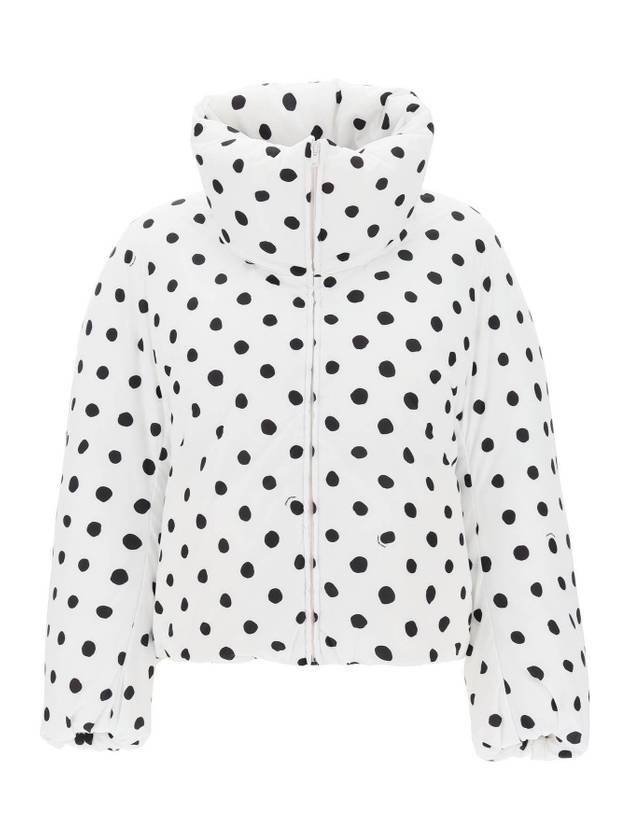 Polka Dot Puffer Padding White - MARNI - BALAAN 1