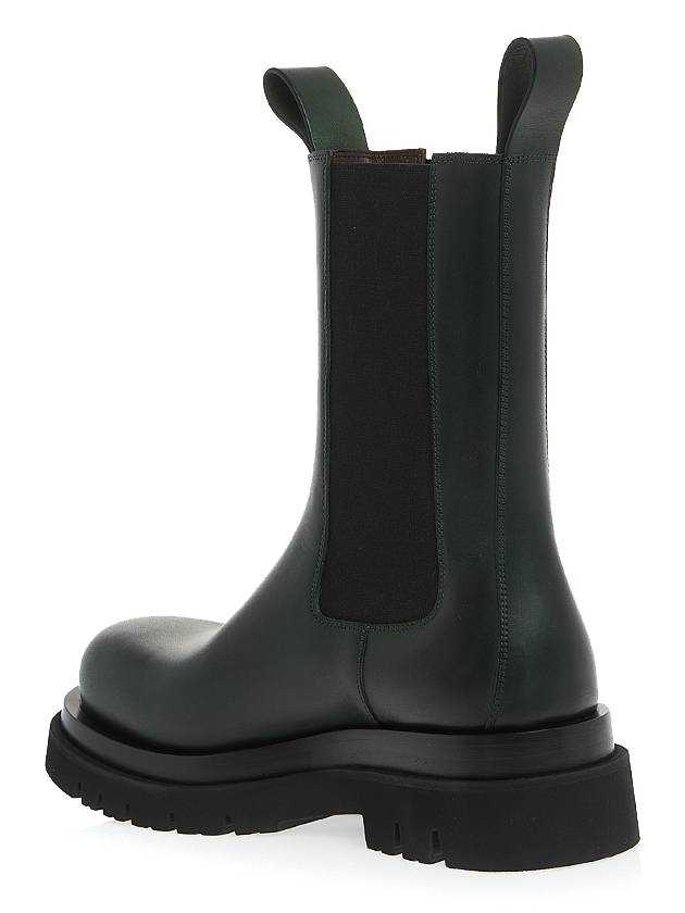 Lug Ankle Chelsea Boots Bottle Green - BOTTEGA VENETA - BALAAN 4